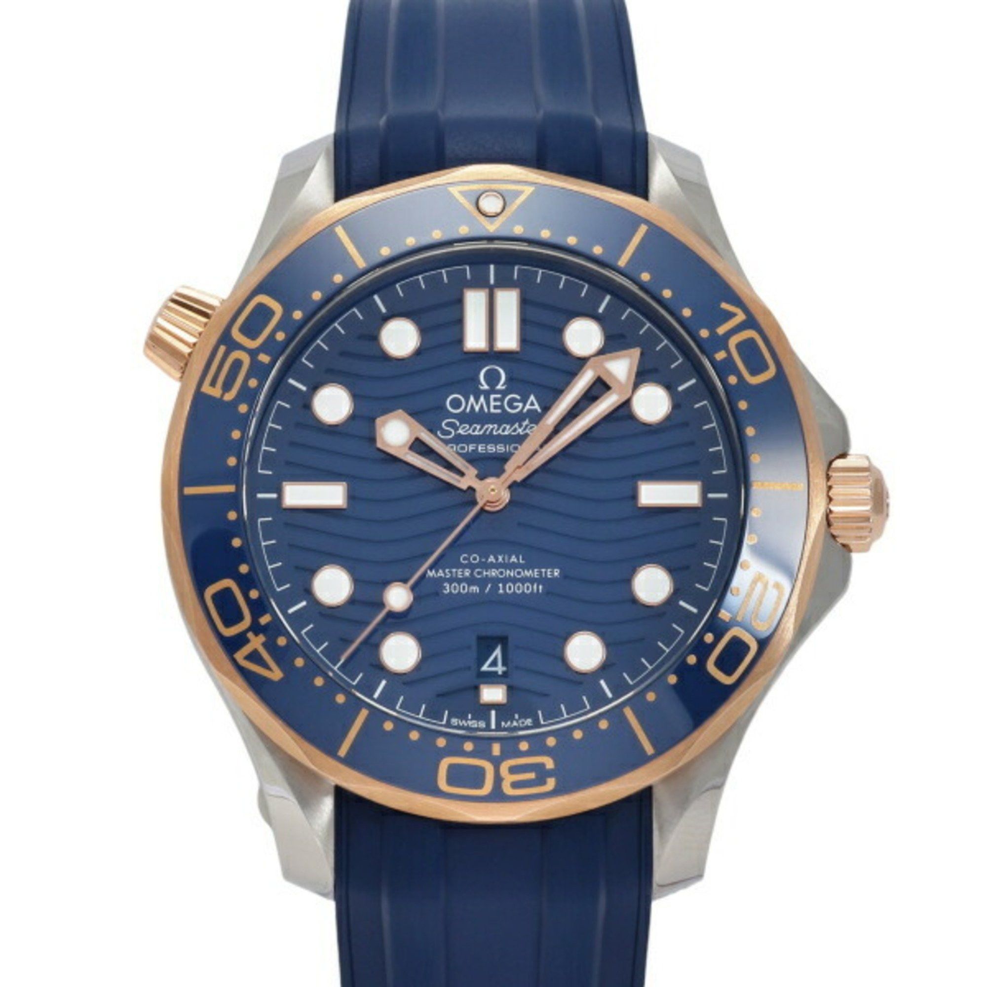 Omega OMEGA Seamaster Diver 300M 210.22.42.20.03.002 Blue Dial Men's Watch __ Size ONE SIZE - 1 Thumbnail