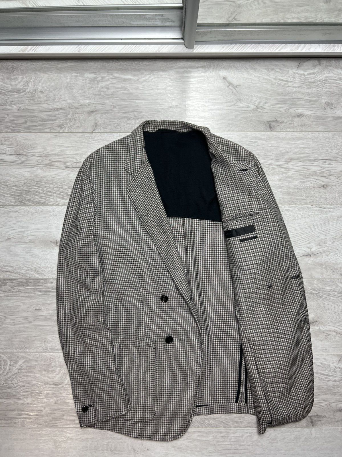 Alexander McQueen Alexander McQueen Silk Blazer Jacket Check Pattern Size 52 Size 42R - 10 Thumbnail