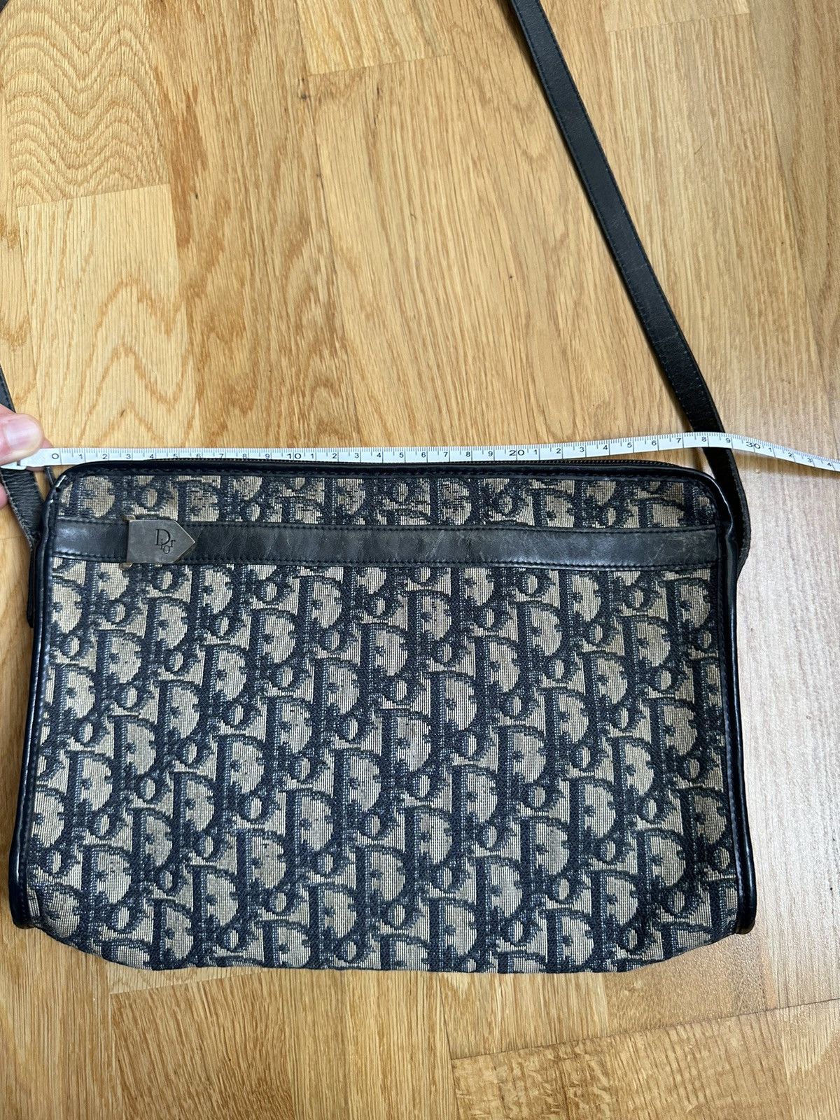 Christian Dior crossbody bag monogram vintage 70s