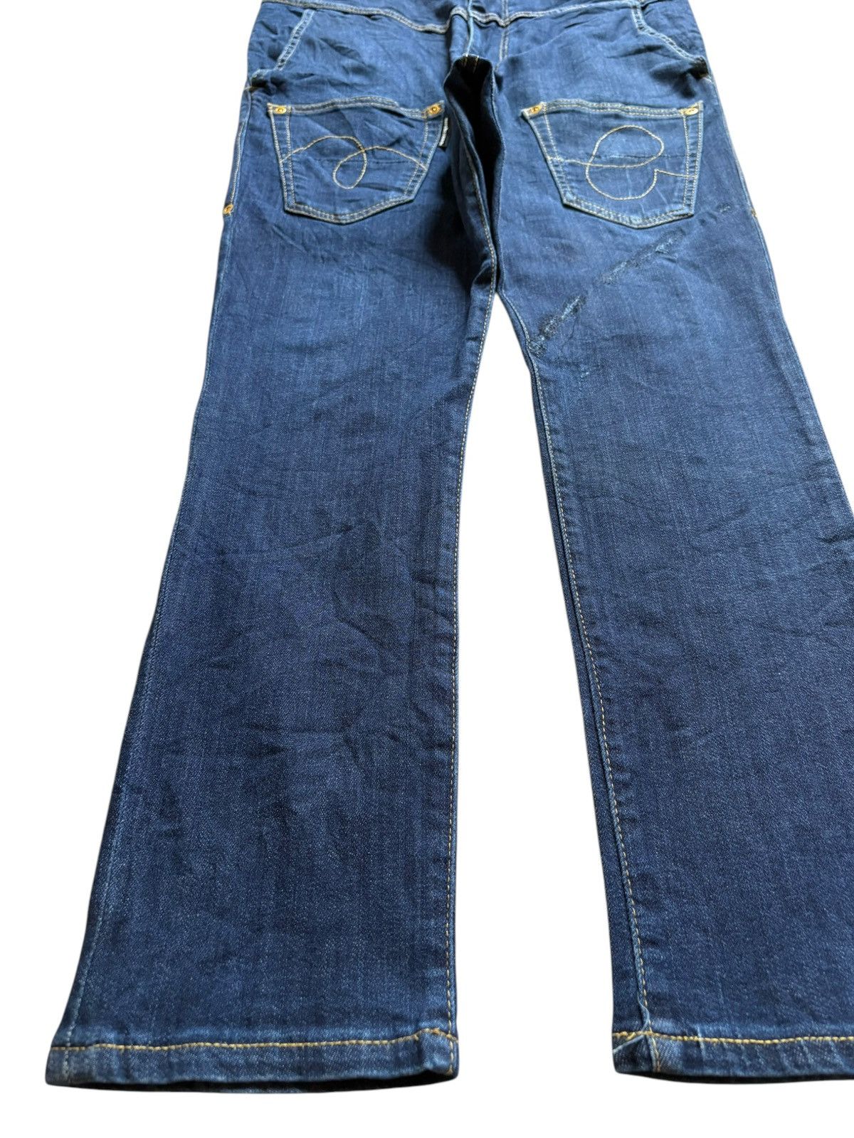 Issey Miyake × Japanese Brand × mercibeaucoup Vintage Mercibeaucoup Bush Pant Blue Wash Jeans Size US 32 / EU 48 - 6 Thumbnail