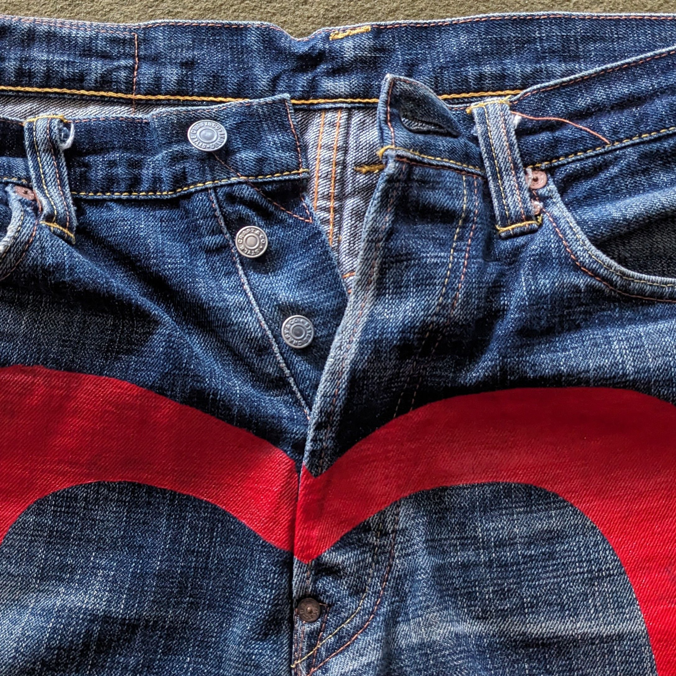 Evisu Vintage EVISU Japanese Fashion Brand Jeans Size US 30 / EU 46 - 4 Thumbnail
