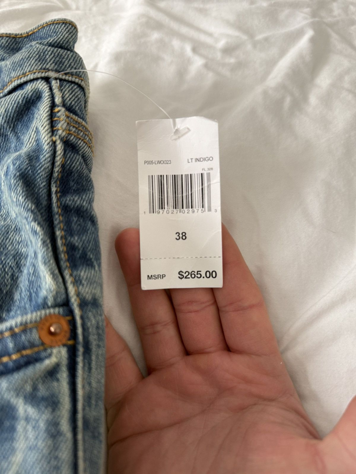 Purple Brand Purple Brand Mid Worn Vintage Jeans “Mid Indigo” Size US 38 / EU 54 - 3 Thumbnail