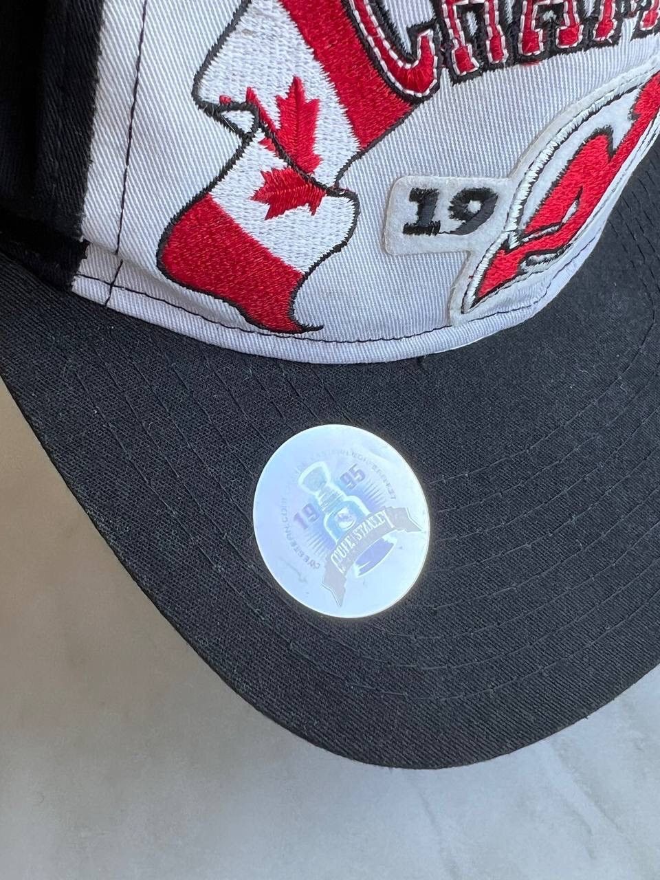 NHL × Starter × Vintage Vintage 1995 New Jersey Devils Stanley Cup Hat Size ONE SIZE - 6 Thumbnail