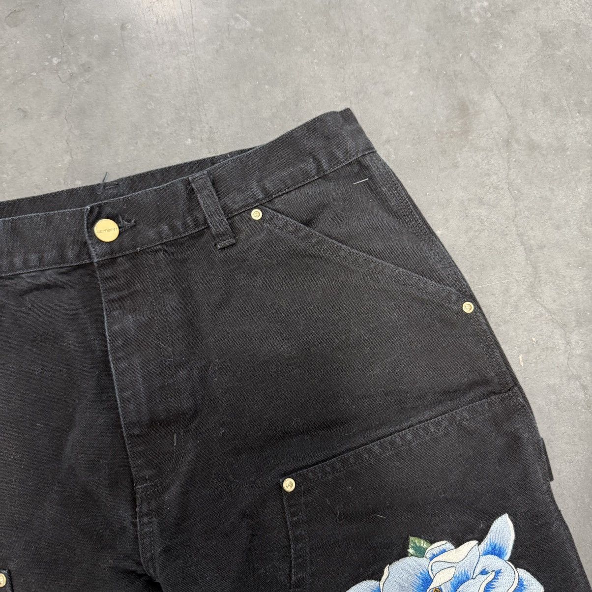 Awake NY × Carhartt × Carhartt Wip RARE AWAKE NY X CARHARTT WIP DOUBLE KNEE EMBROIDERED PANTS Size US 32 / EU 48 - 4 Thumbnail