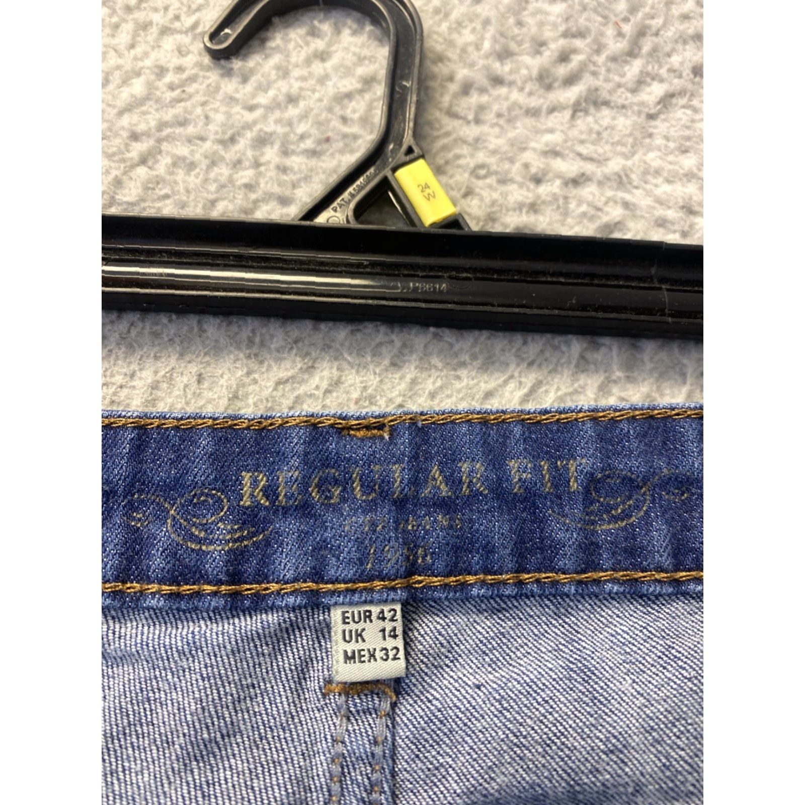 Denime CTF Jeans Women 32 Regular Mid Rise Dark Wash Blue Denim Stretch 5-Pocket Size 24" / US 00 / IT 34 - 4 Thumbnail