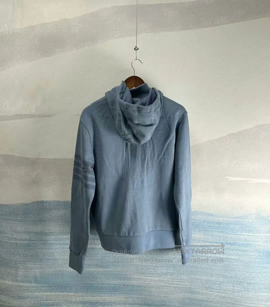 Thom Browne thom browne zip-up hooded jacket in blue. Size US M / EU 48-50 / 2 - 3 Thumbnail