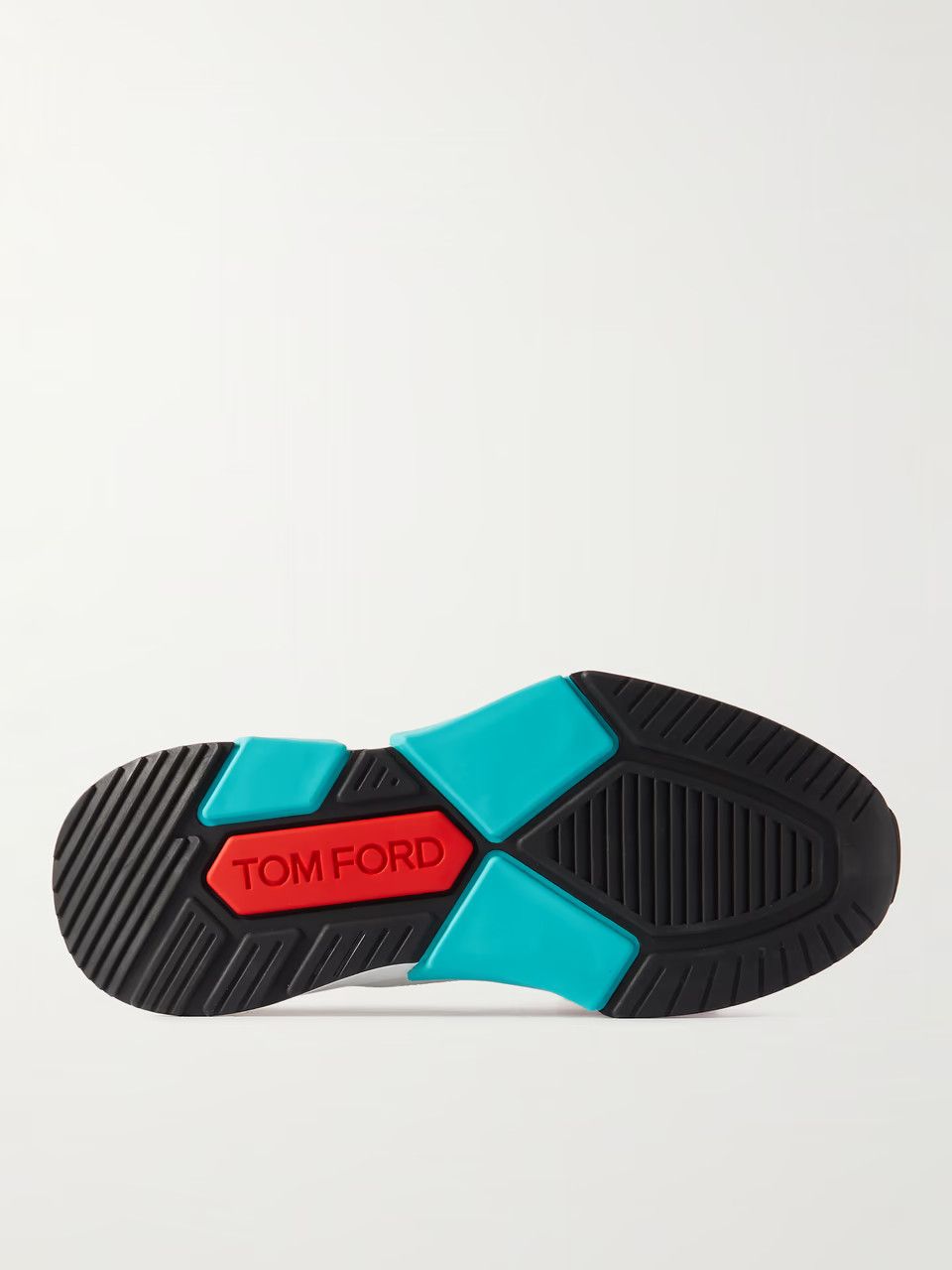 Tom Ford o1loc1c0824 Jago Scuba, Mesh & Leather Sneakers Multicolor Size US 11.5 / EU 44-45 - 6 Thumbnail