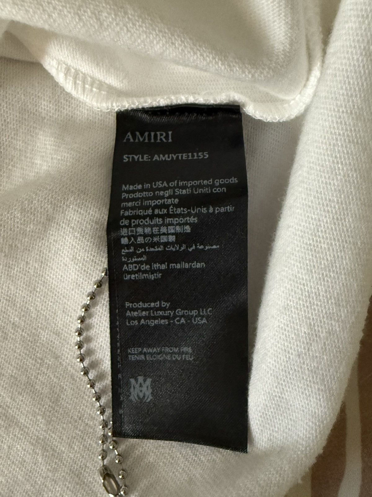 Amiri AMIRI Snake Tee Size US XXL / EU 58 / 5 - 3 Thumbnail