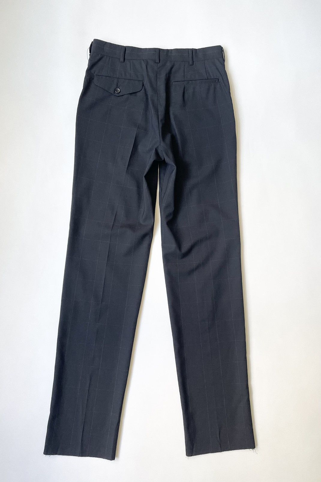 Comme des Garcons S/S 05 Grid Check Check Wool Trousers Size US 32 / EU 48 - 12 Thumbnail