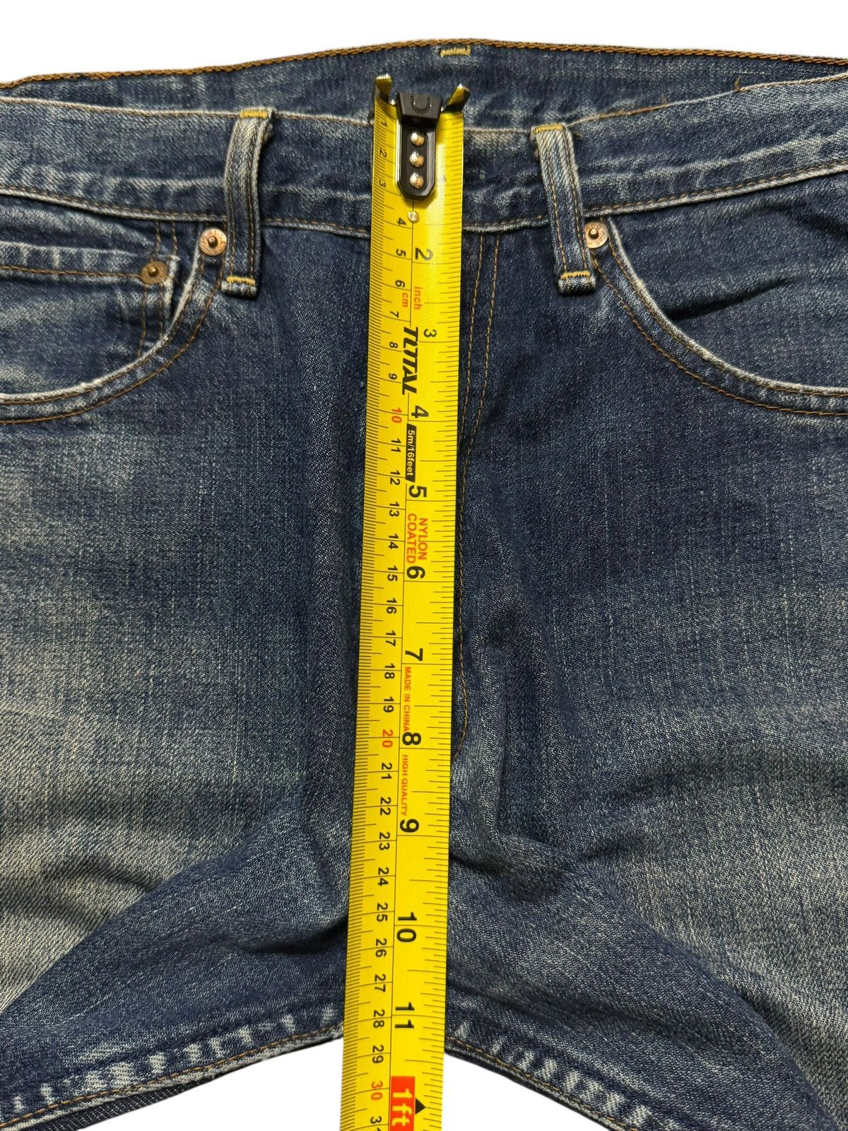Levi's Vintage 90s Levis 503 Faded Wash Distress Relaxed Wide Leg Size US 30 / EU 46 - 10 Thumbnail