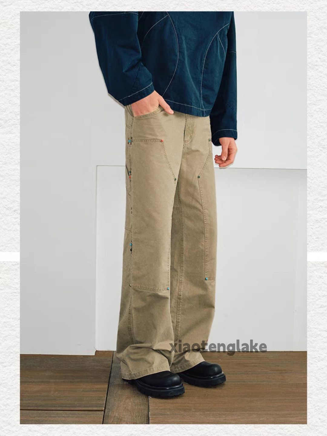 Designer × Japanese Brand × Vintage utility outdoor workwear carpenter baggy cargo pants Size US 32 / EU 48 - 1 Thumbnail