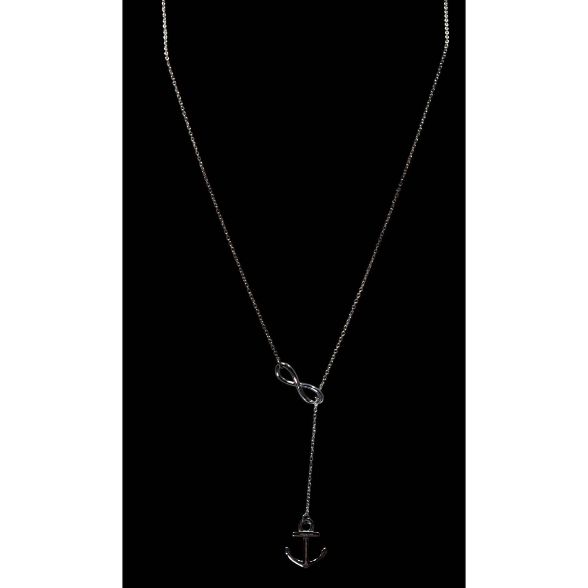 Other Nautical Infinity Anchor Lariat Silver Tone Necklace Size ONE SIZE - 4 Thumbnail