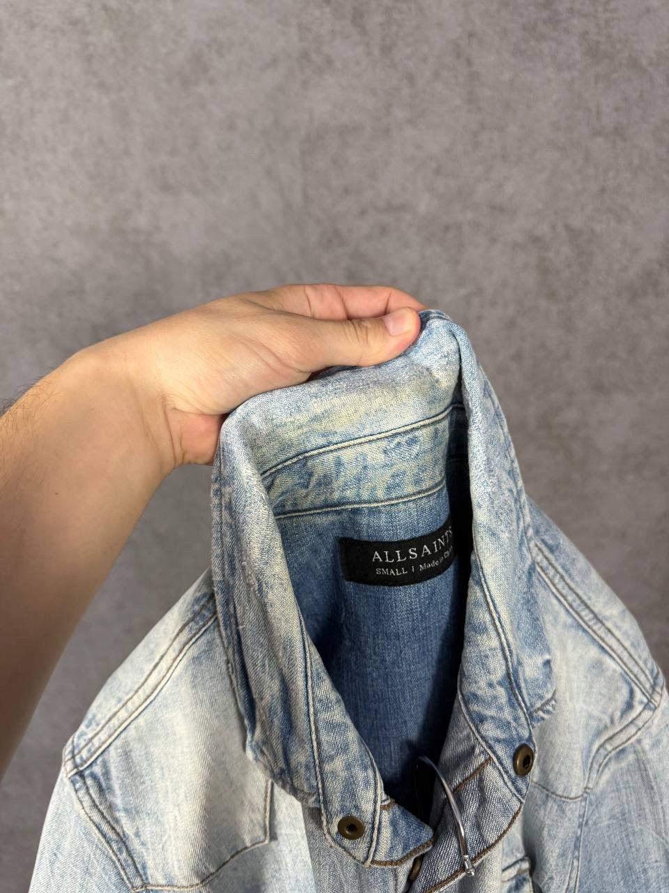 Allsaints Allsaints designer denim shirt Size US S / EU 44-46 / 1 - 6 Thumbnail