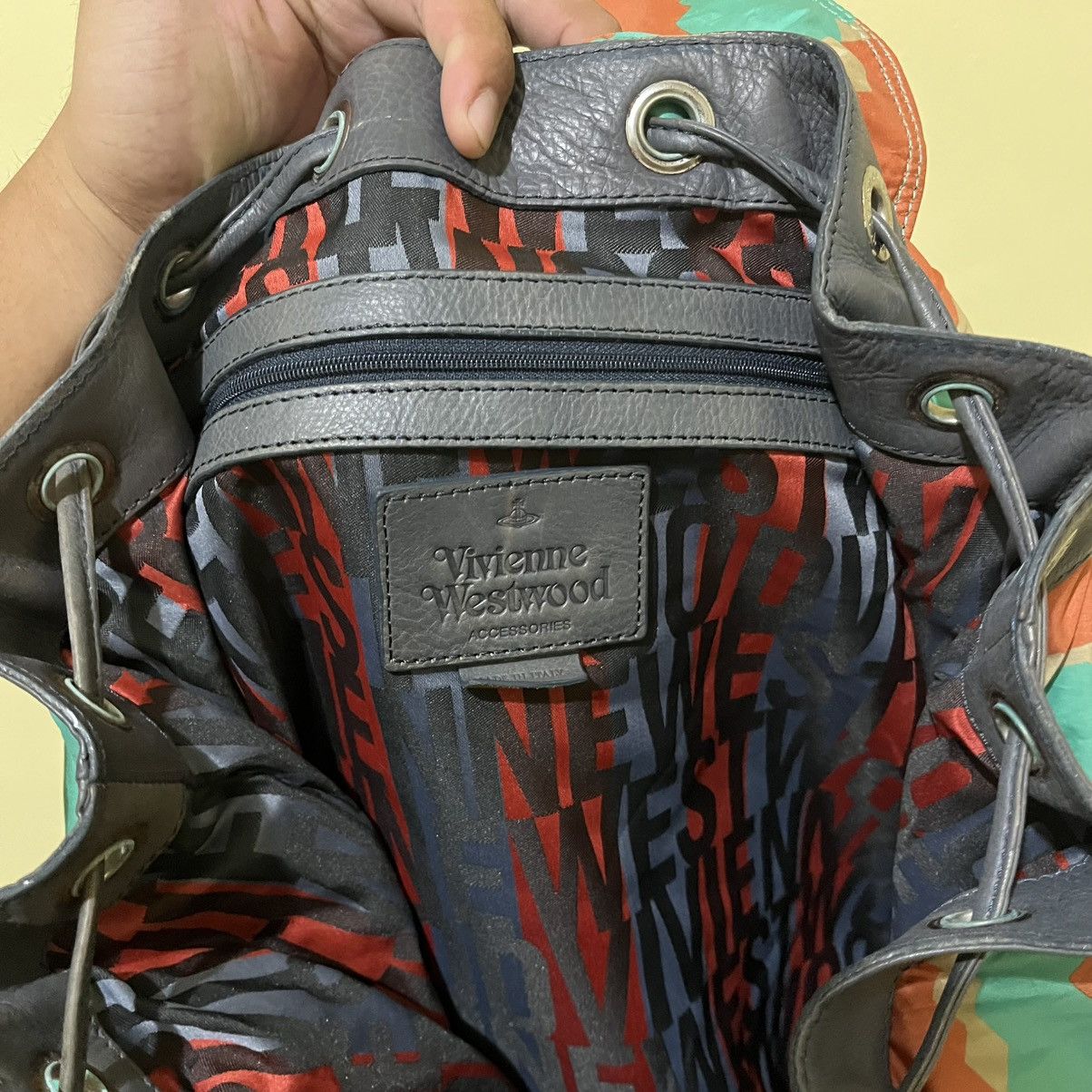 Vivienne Westwood RARE VIVIENNE WESTWOOD ALL OVER PRINT BAGPACK Size ONE SIZE - 2 Thumbnail