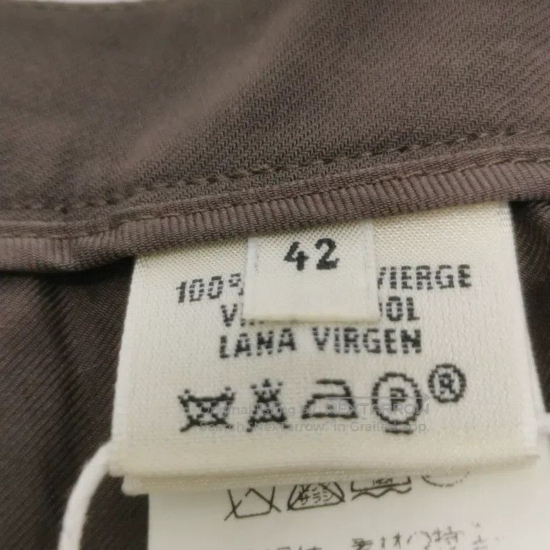 Hermes Hermes Coffee Brown Wool Skirt Size 27" / US 4 / IT 40 - 5 Thumbnail