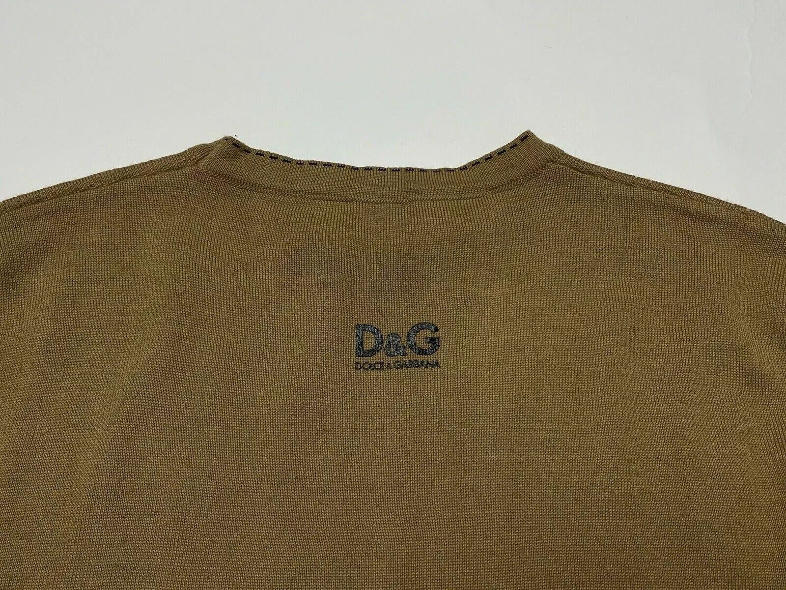 Dolce & Gabbana D&G Men Dolce & Gabbana Wool Brown Mens Sweater Size US M / EU 48-50 / 2 - 7 Thumbnail