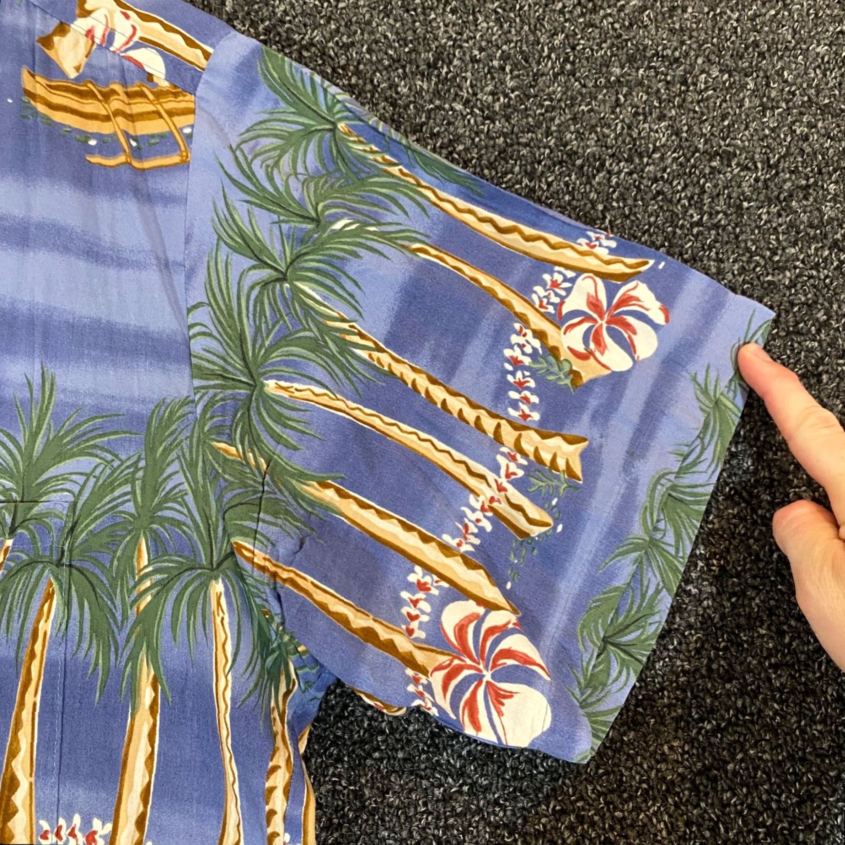 Vintage Vintage Kahala John Severson Hawaiian Shirt Men’s XL Rayon Palm Trees Short Sleeve Button Up Summer Casual Size US XL / EU 56 / 4 - 4 Thumbnail
