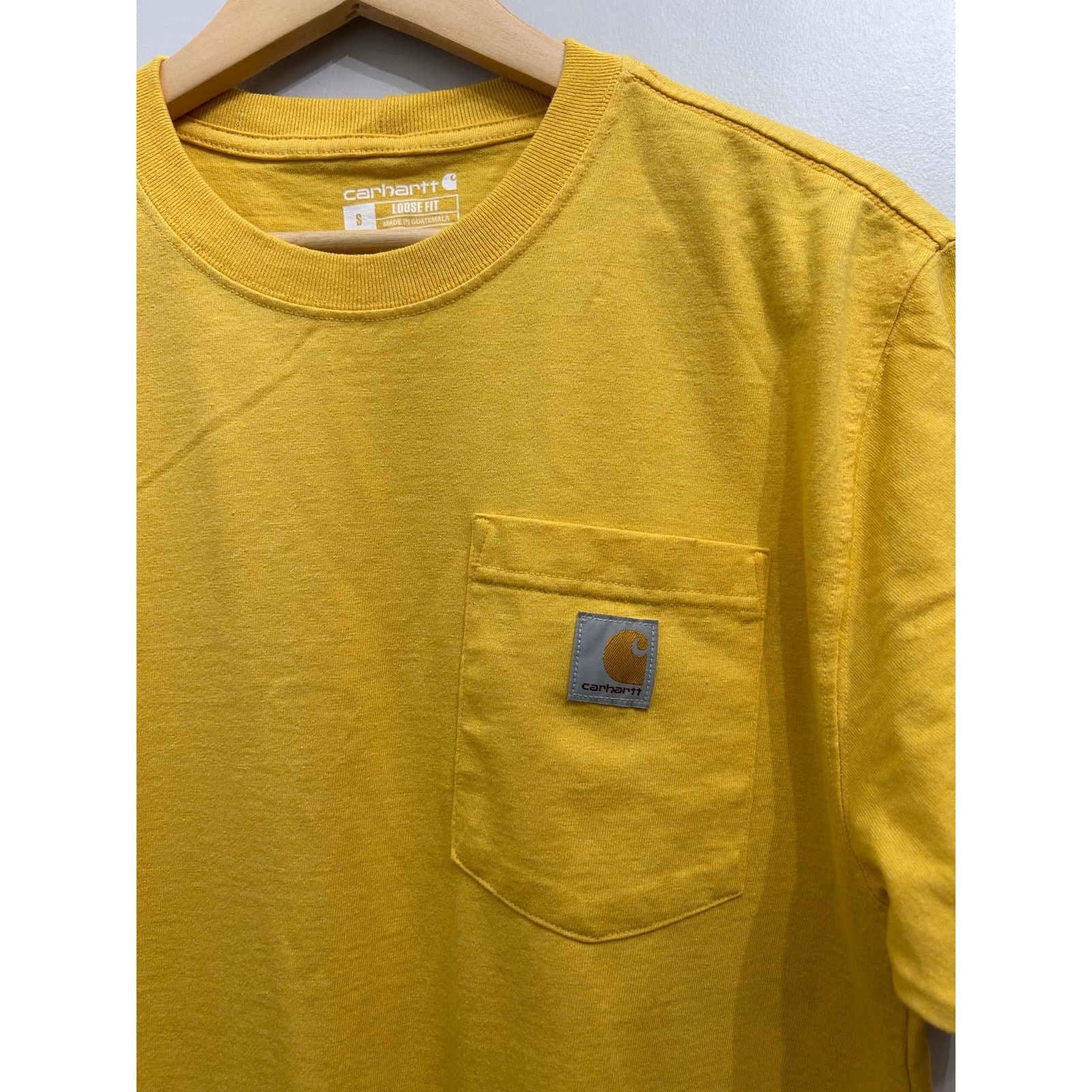 Carhartt Carhartt Yellow Loose Fit Pocket Tee Small Size US S / EU 44-46 / 1 - 4 Thumbnail