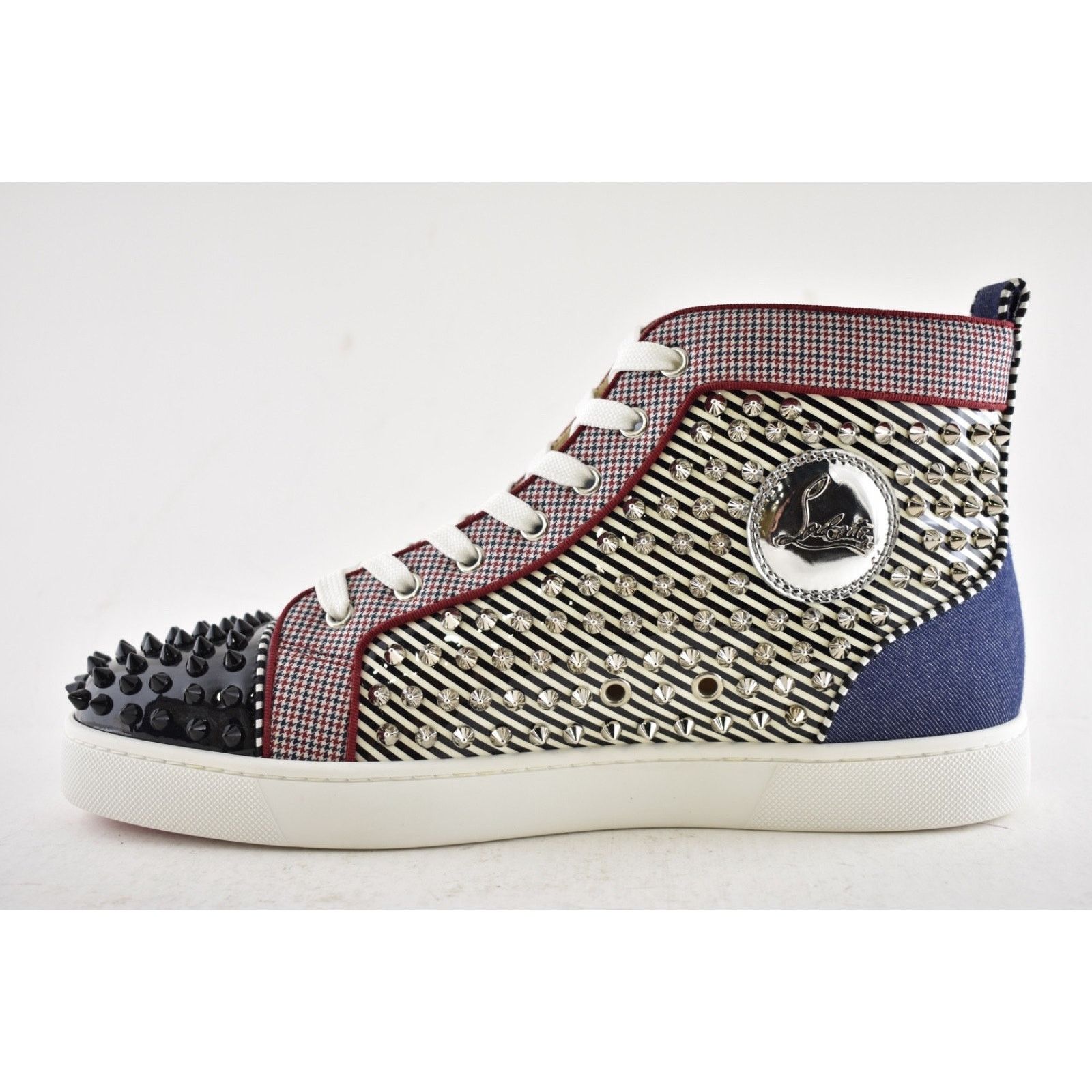 Christian Louboutin Christian Louboutin Louis Orlato Flat Spike Black White Size US 11 / EU 44 - 9 Thumbnail