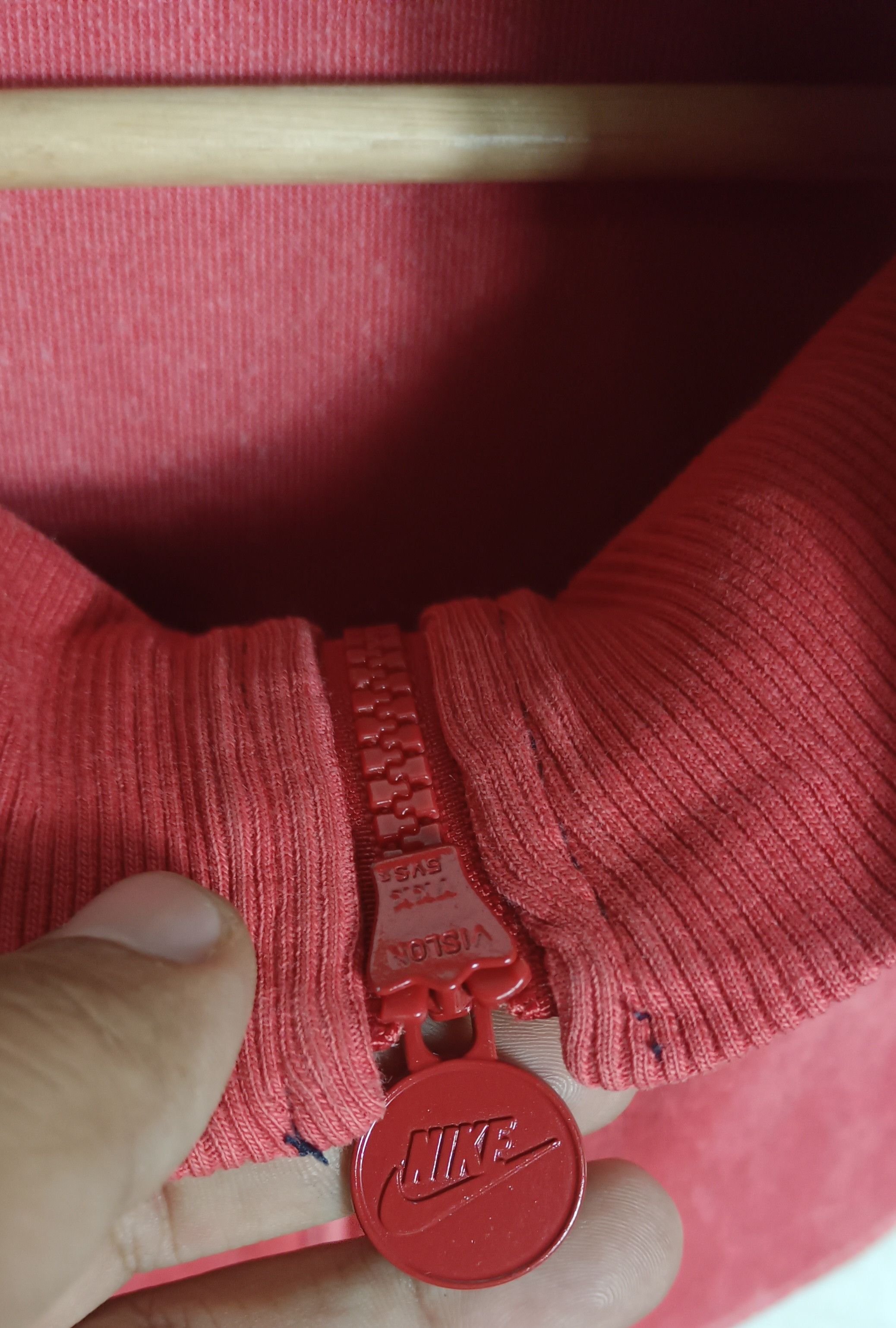 Nike 00's NIKE velour track jacket M with embroidered logo Size US M / EU 48-50 / 2 - 8 Thumbnail