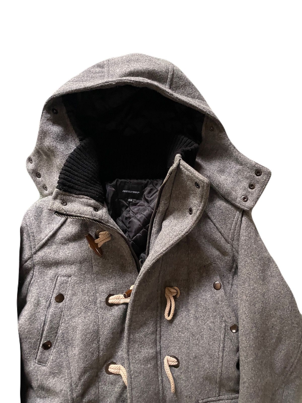 If Six Was Nine 2000s RATTLE TRAP Vkei Hooded Duffle Jacket Japanese archive Size US S / EU 44-46 / 1 - 6 Thumbnail