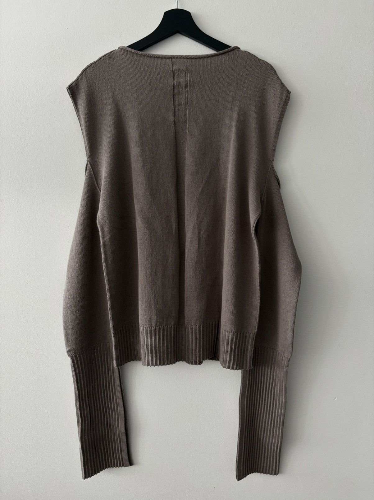 Rick Owens Rick Owens SS2022 “FOGACHINE” Cutout Sweater Size US XL / EU 56 / 4 - 2 Thumbnail
