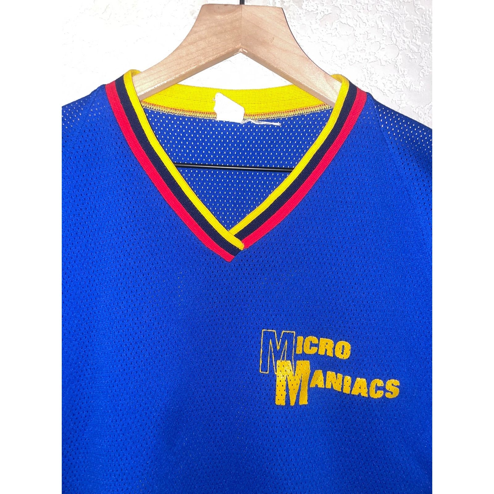 Vintage Vintage Micro Maniacs Jersey #88 Blue Active Top 80s VTG L Size US L / EU 52-54 / 3 - 2 Thumbnail