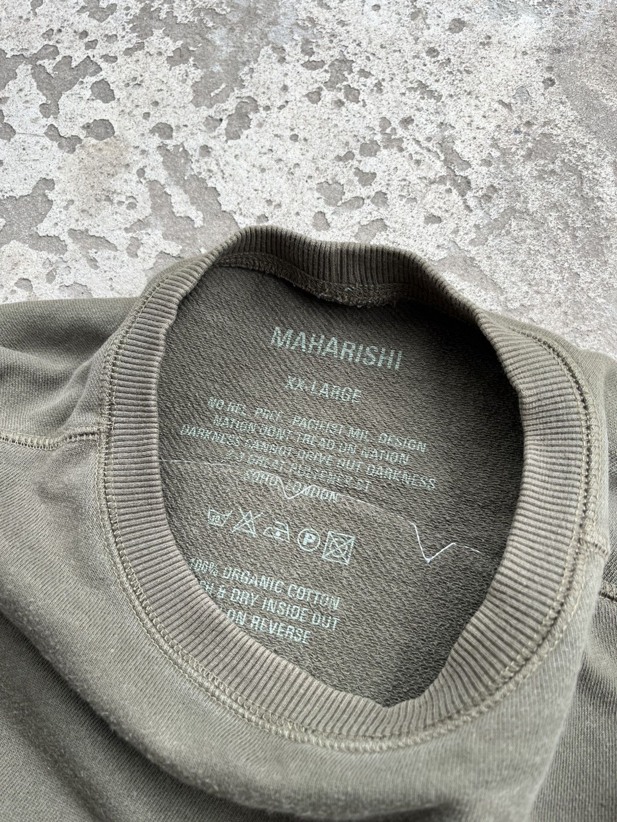 Maharishi Maharishi Vintage Big Embroidered Logo Crewneck Sweatshirt Size US XXL / EU 58 / 5 - 5 Thumbnail