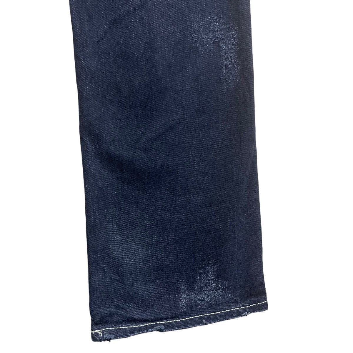 If Six Was Nine Hideaway Nicole Synthetic Leather Lowrise Bootcut Jeans Size US 32 / EU 48 - 14 Thumbnail