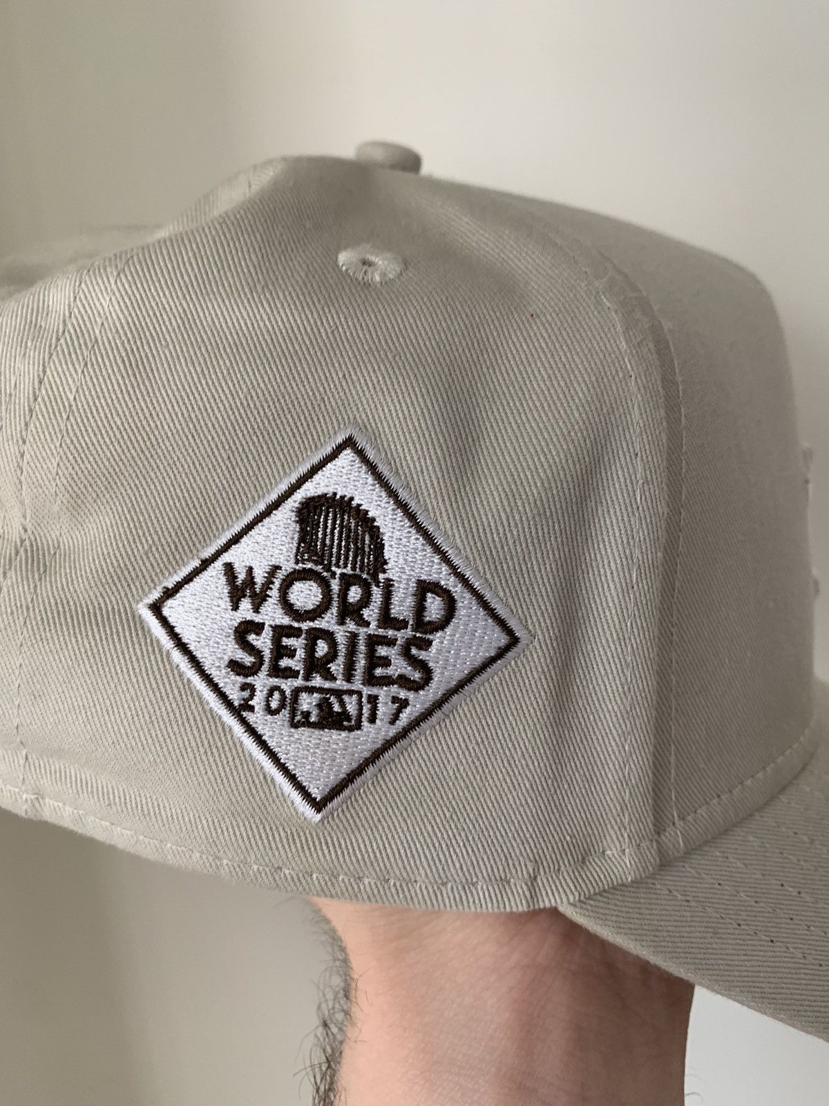 New Era Houston Astros 'Oat Mocha' 9FORTY A-Frame Snapback Stone Size ONE SIZE - 3 Thumbnail