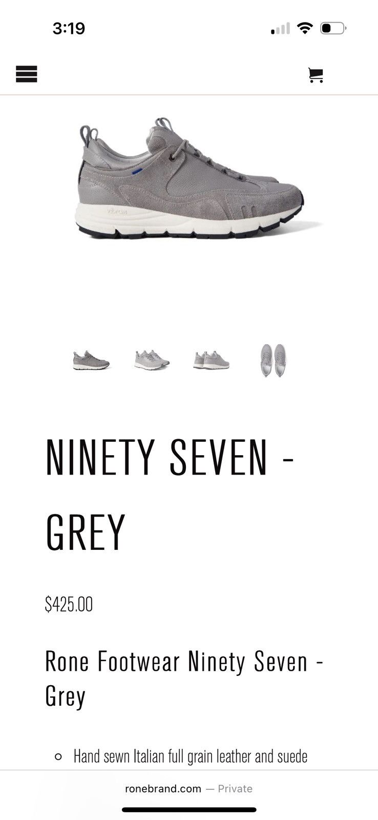 Rone Rone Nintey Seven Size US 8 / EU 41 - 1 Thumbnail