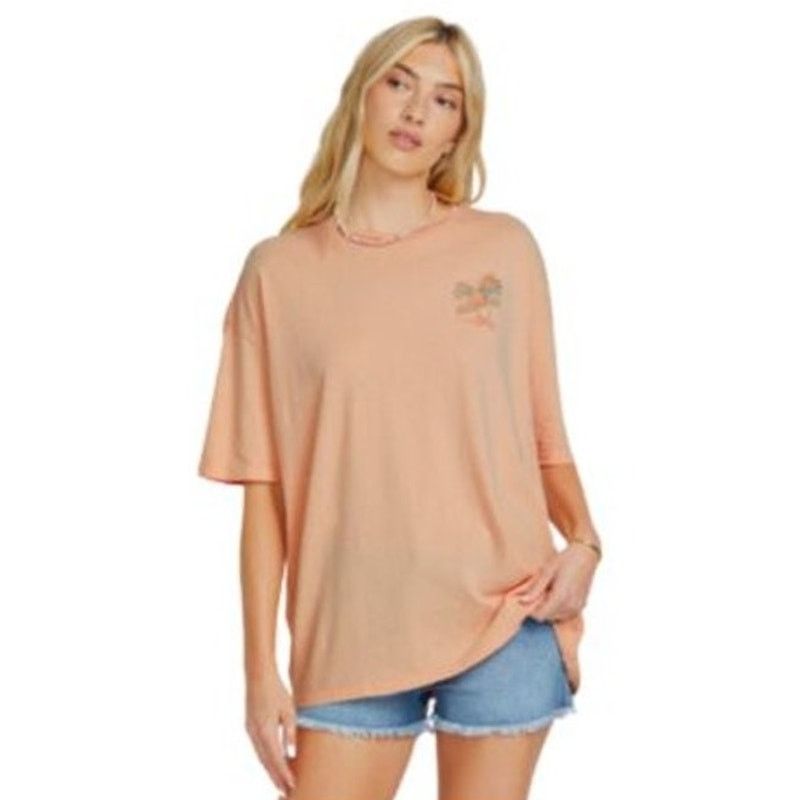 Billabong Billabong “Take a Break” Oversized T-Shirt in Peach Size M / US 6-8 / IT 42-44 - 5 Thumbnail