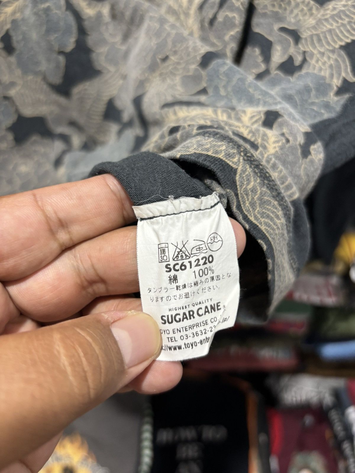 Sugar Cane × Vintage Sugar Cane Floral Longsleeve Tshirt Size US XL / EU 56 / 4 - 4 Thumbnail
