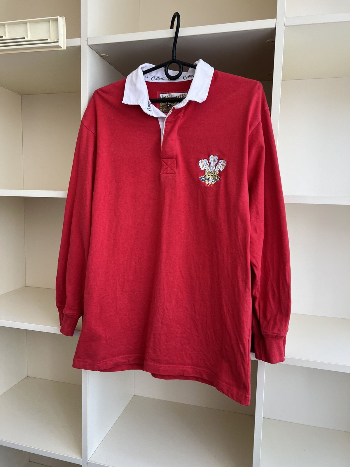 Cotton Traders Vintage Cotton Traders Wales Rugby Shirt Red Long Sleeve Size US S / EU 44-46 / 1 - 2 Thumbnail