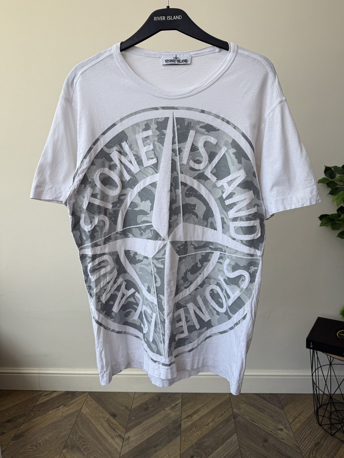 Stone Island Vintage STONE ISLAND 20SS BIG LOOM CAMO TEE Size US L / EU 52-54 / 3 - 2 Thumbnail