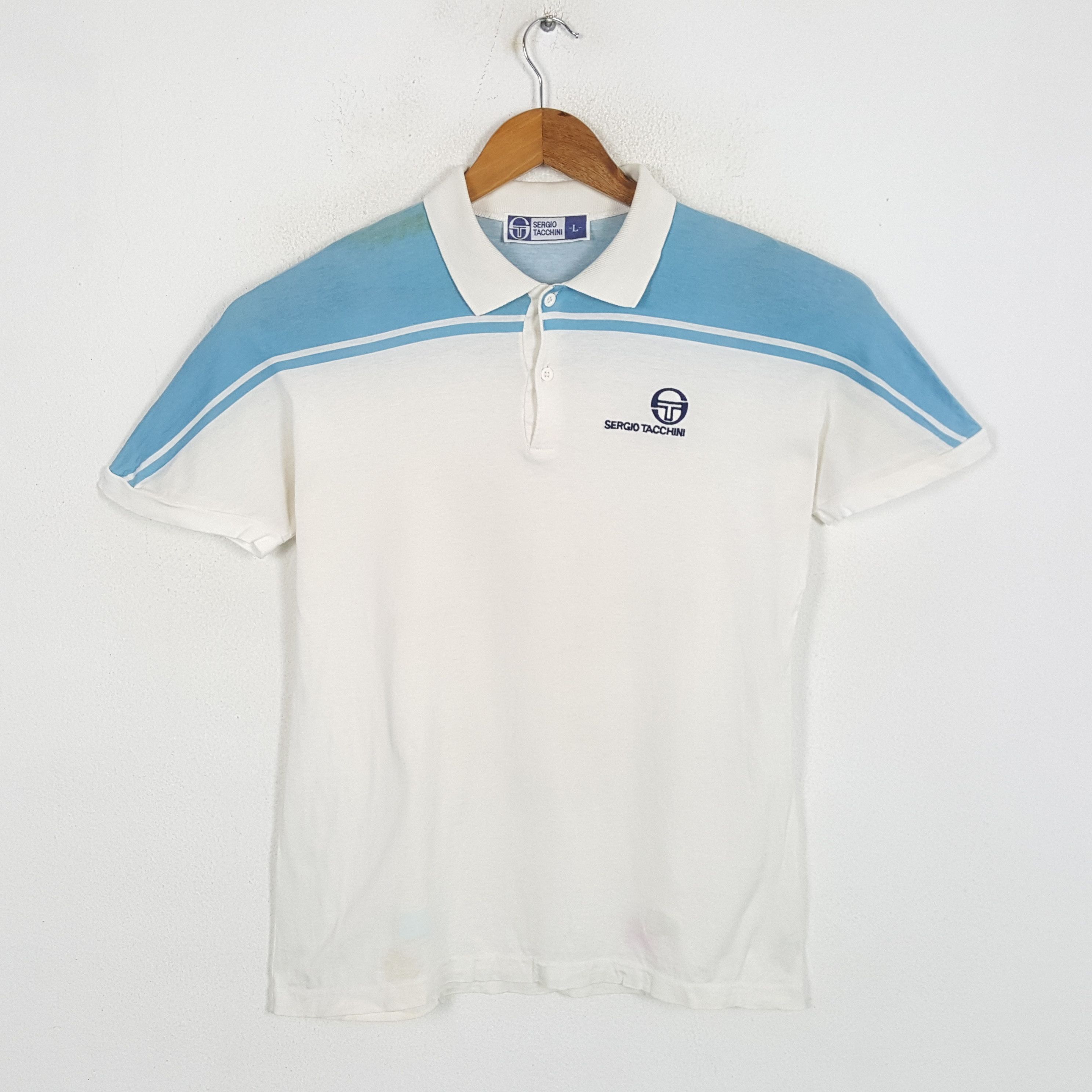 Vintage SERGIO TACCHINI Sportswear Tennis Style Polos