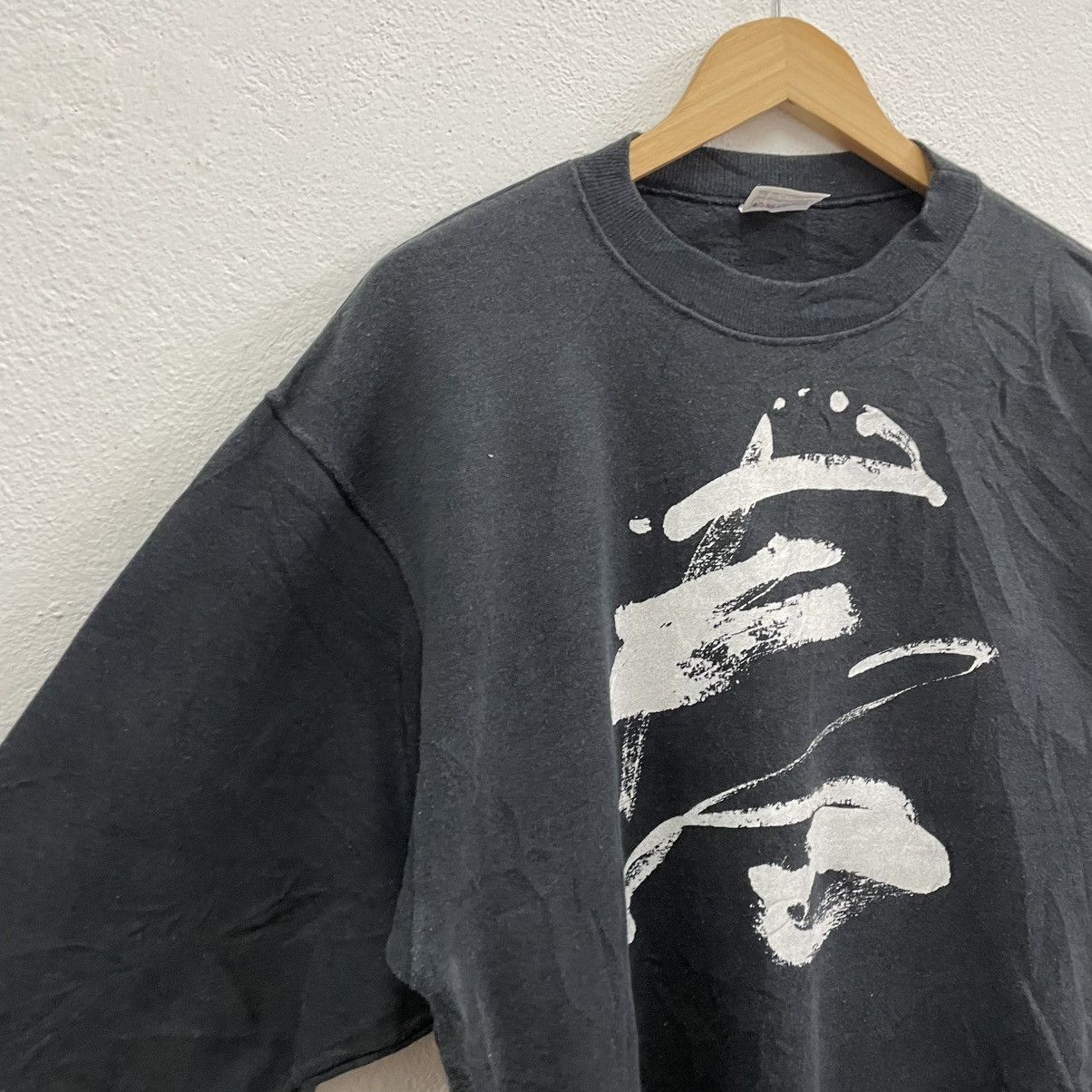 Hanes × Vintage 🔥Vintage 80s Hanes Painting Art Mandarin Word Sweatshirts Size US M / EU 48-50 / 2 - 6 Thumbnail