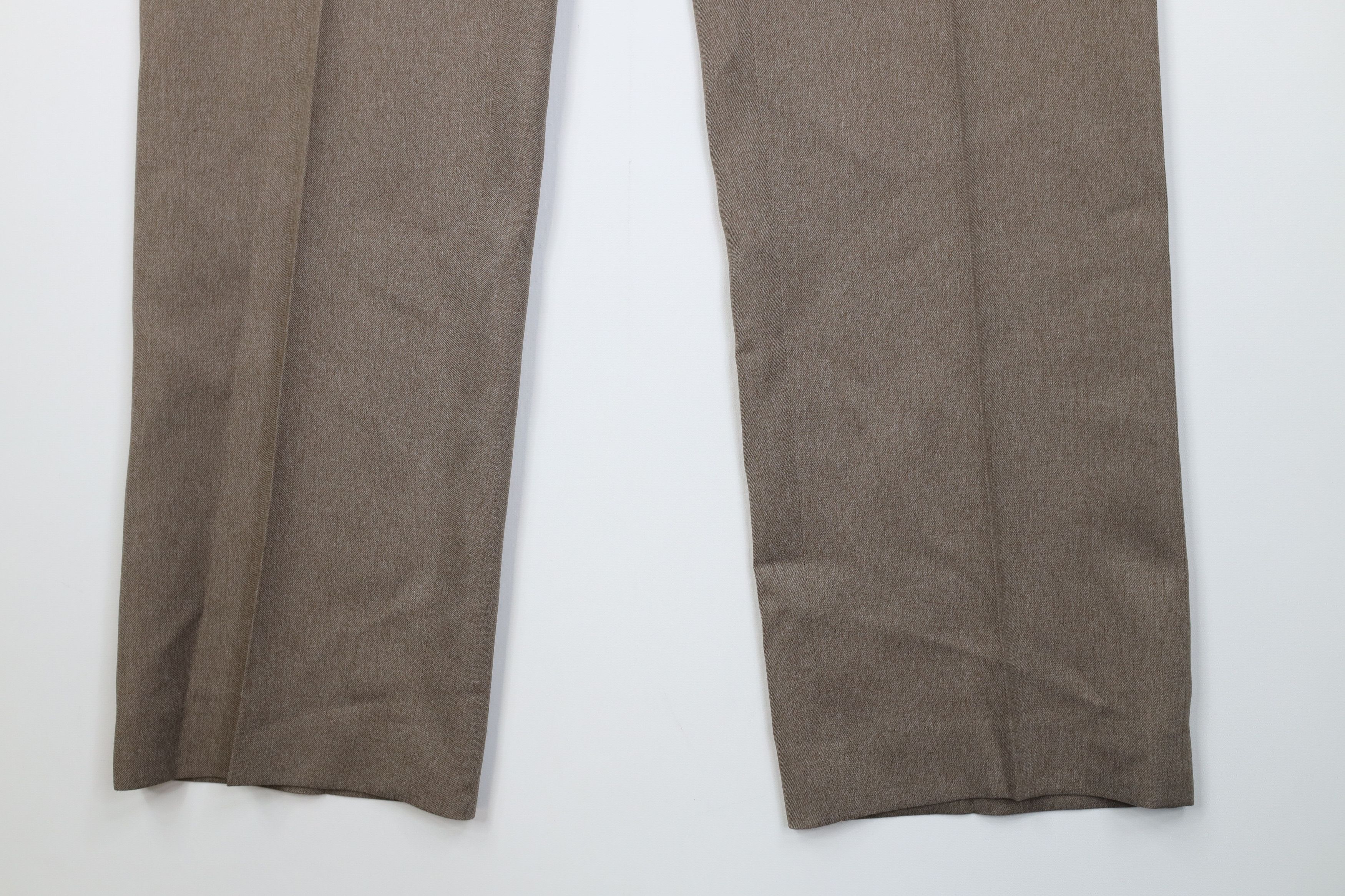 Vintage Vintage 70s Streetwear Flared Wide Leg Chino Pants Brown USA Size US 36 / EU 52 - 4 Thumbnail