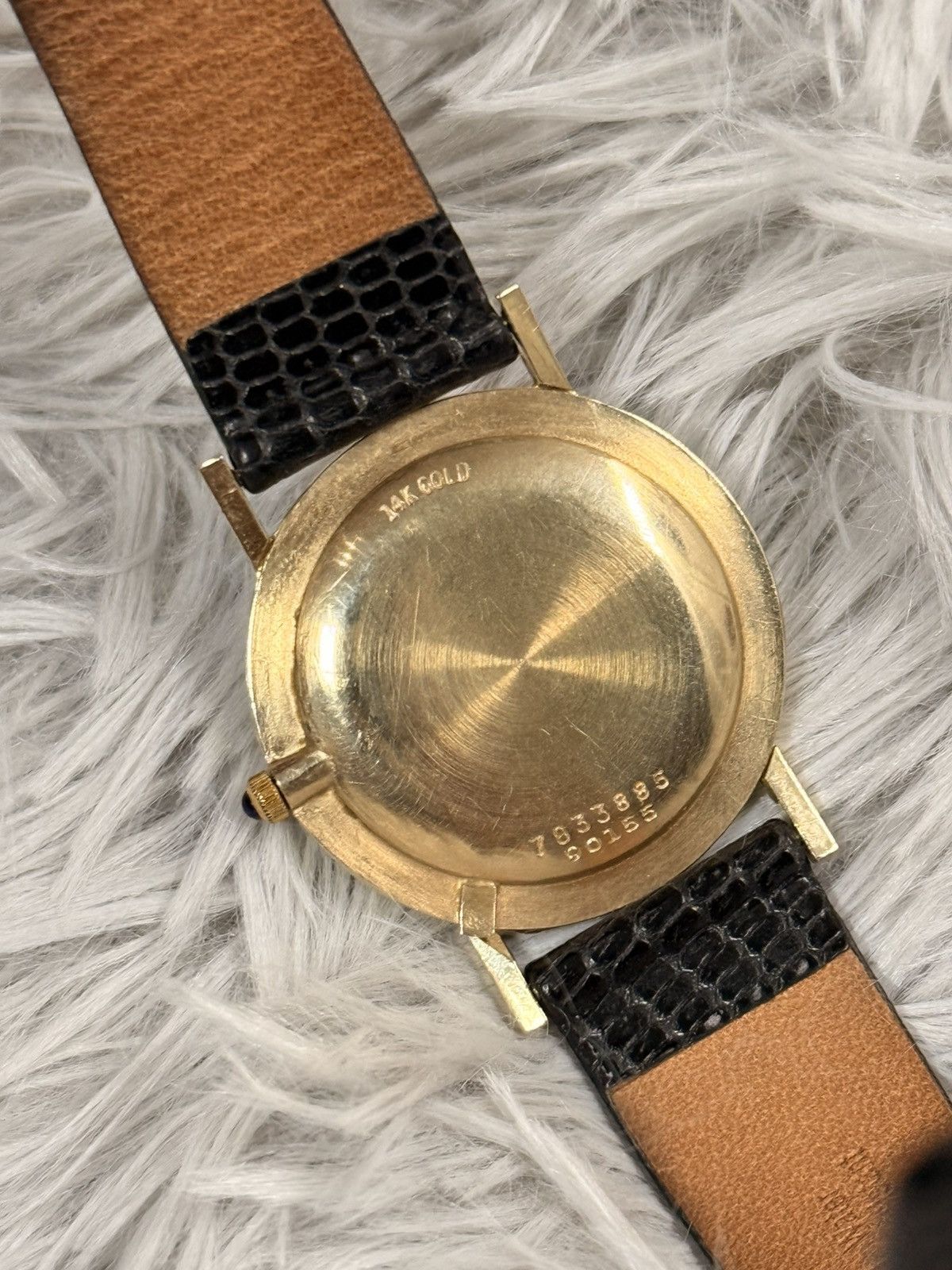 Vintage MOVADO ETA Swiss Quartz Men’s Watch 14K Solid Gold Size ONE SIZE - 14 Thumbnail