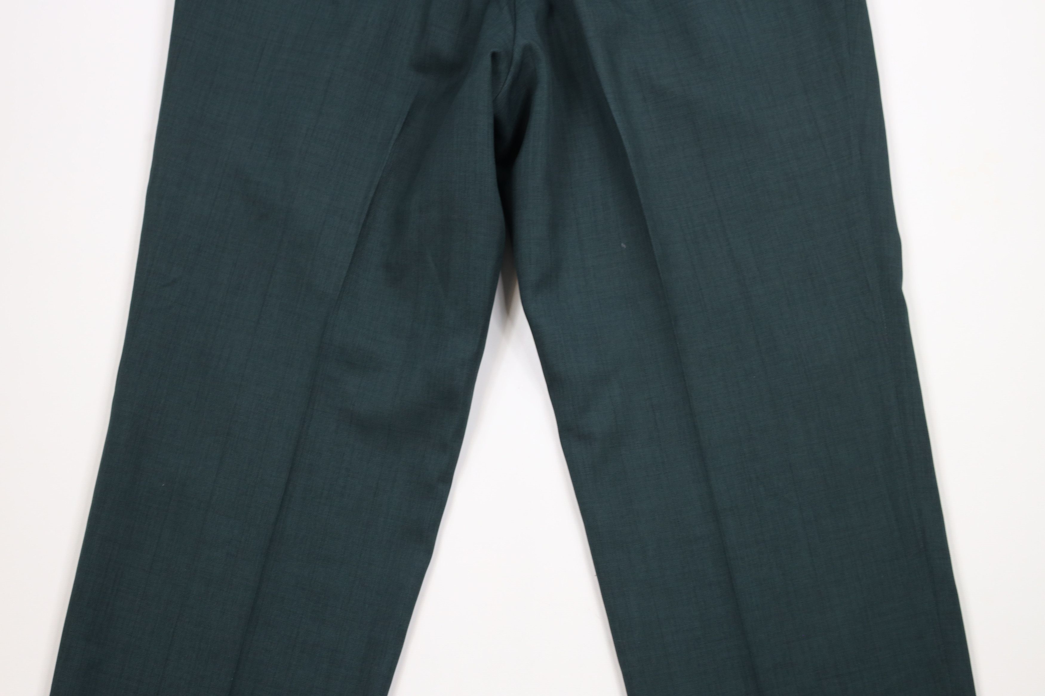 Vintage Vintage 90s Streetwear Wide Leg Chino Pants Heather Green Size US 34 / EU 50 - 14 Thumbnail