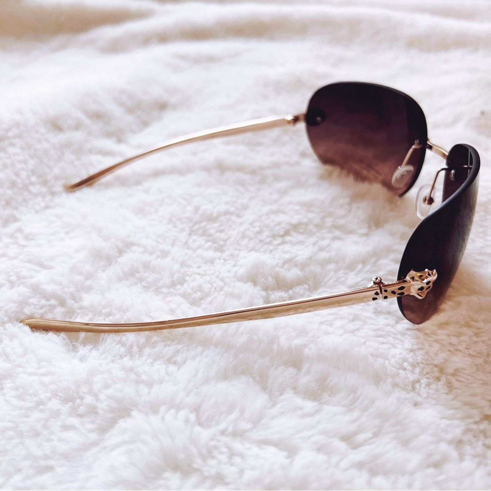Other Ophelia Brown Floral Chic Sunglasses Size ONE SIZE - 8 Thumbnail