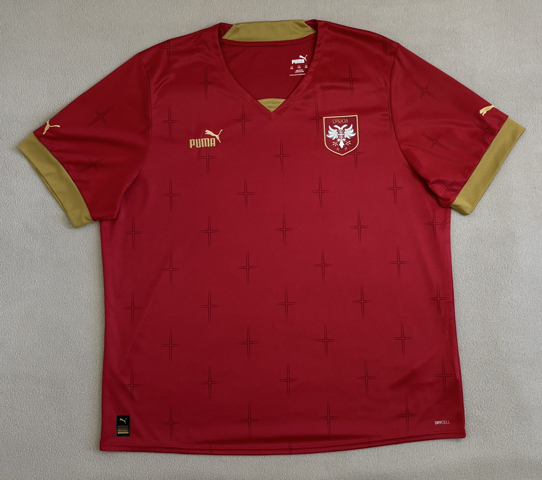 Puma Serbia 2022 Puma Football Jersey Size XXL Size US XXL / EU 58 / 5 - 5 Thumbnail