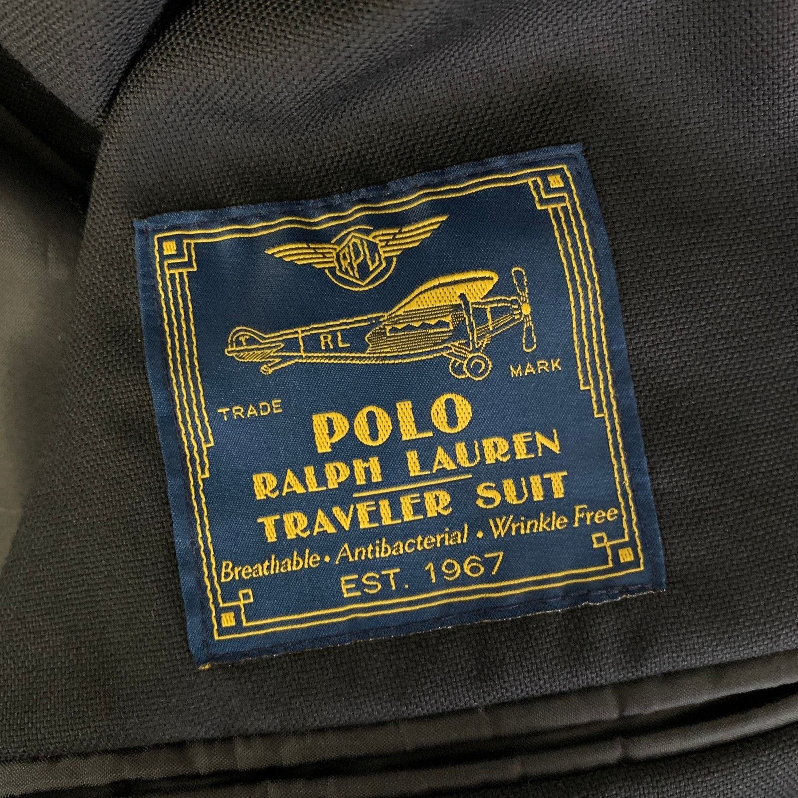 Other POLO Size 40 Navy Solid Wool Notch Lapel Sport Coat Size 40R - 6 Thumbnail