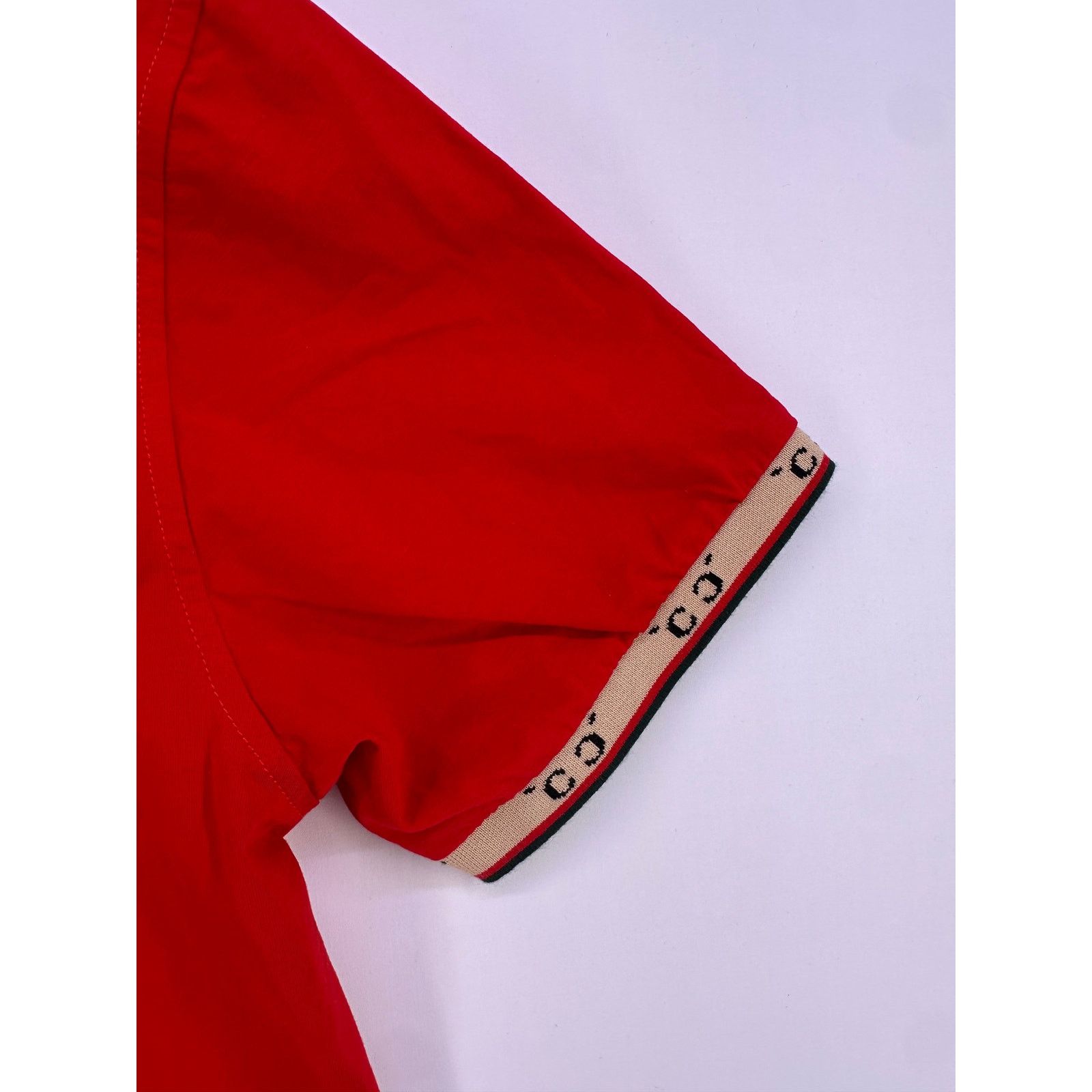 & Other Stories Pavini Red Polo With Brown CC Accents Size Medium Size US M / EU 48-50 / 2 - 10 Thumbnail