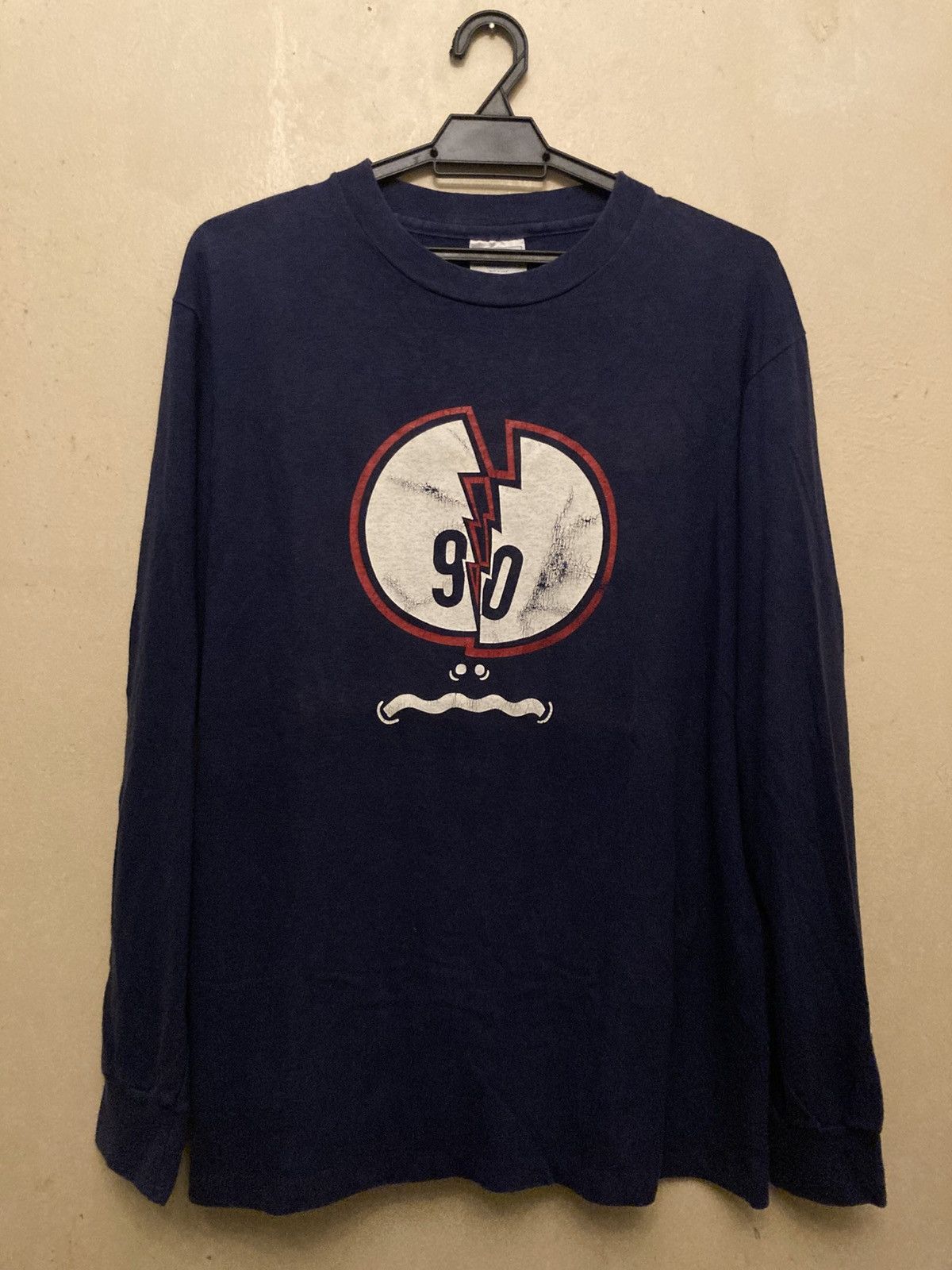 Vintage Vintage 90 The Original Long Sleeve Tshirt Size US M / EU 48-50 / 2 - 1 Thumbnail