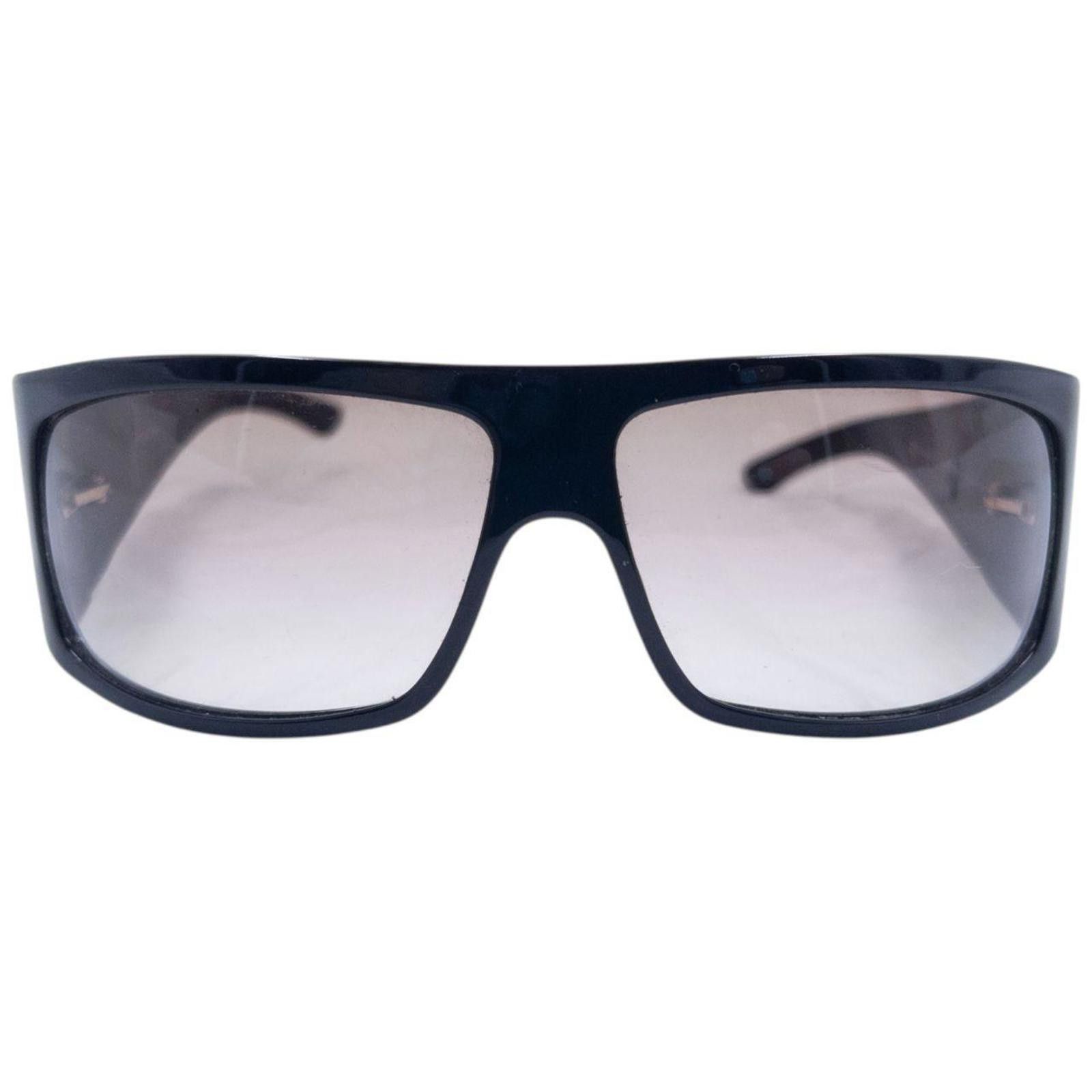 Dior Vintage 2000s Dior Embossed Shield Sunglasses Size ONE SIZE - 2 Thumbnail
