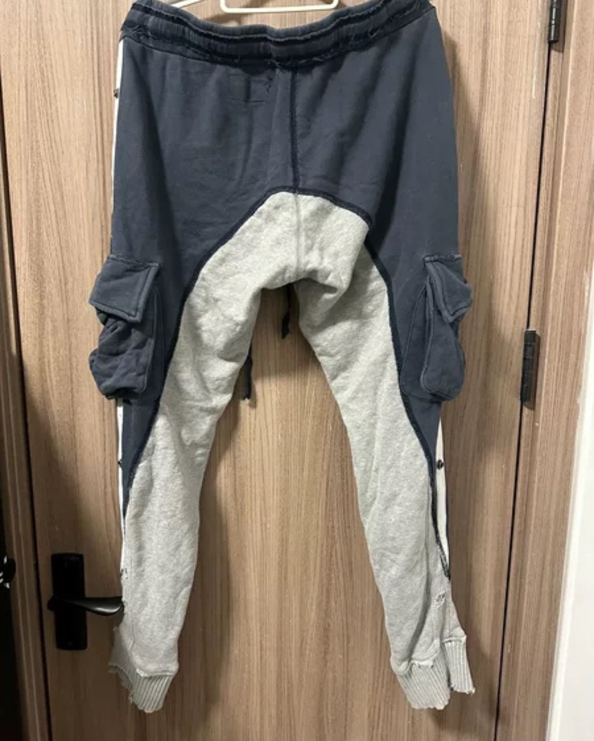 Greg Lauren GREG LAUREN Spliced Pants - DMC-2508 Size US 36 / EU 52 - 2 Thumbnail