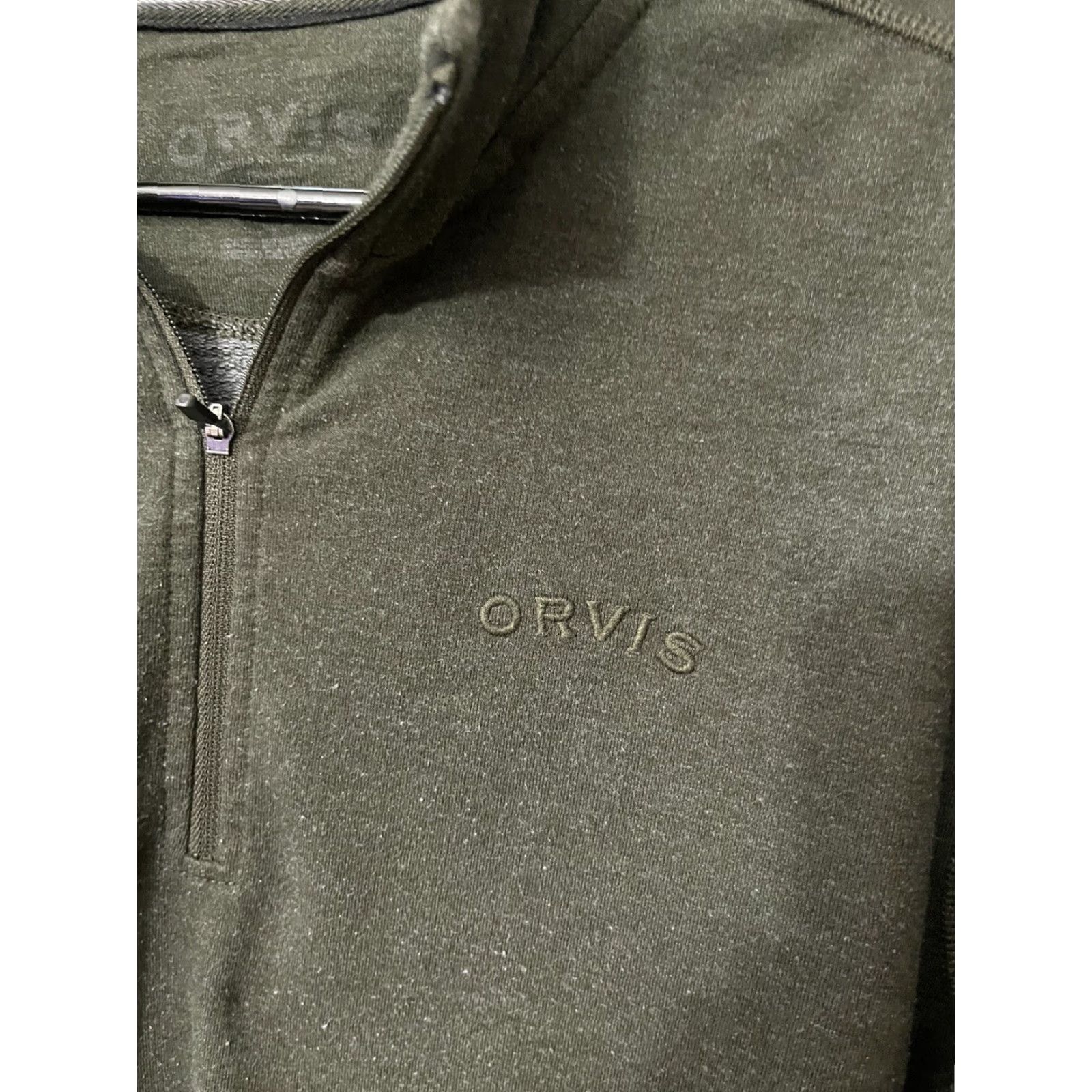 Orvis Orvis Sweater Mens M Green Pullover 1/4 Zip Classic Stretch Size US M / EU 48-50 / 2 - 3 Thumbnail