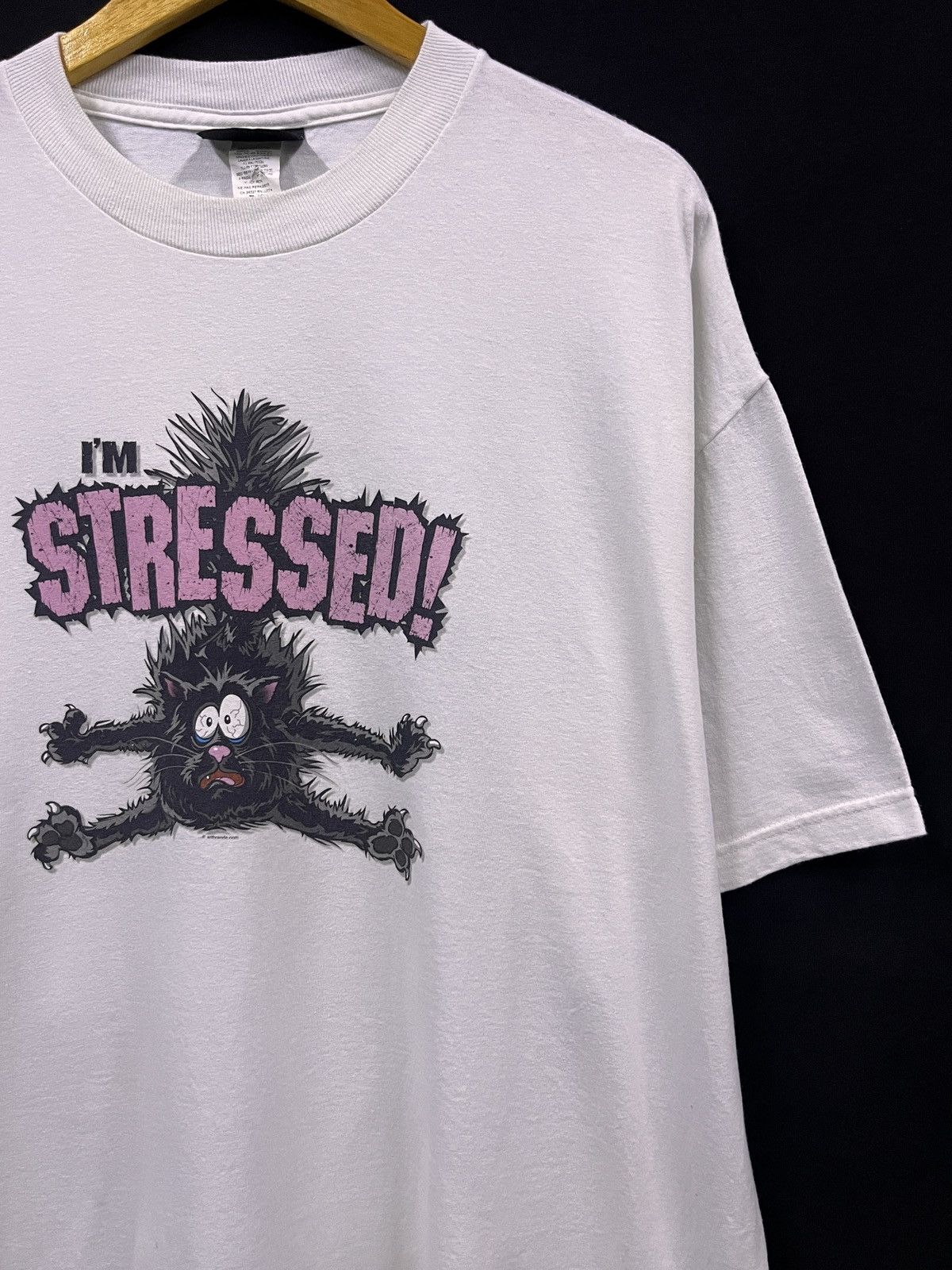 Vintage VINTAGE 90s IM STRESSED CAT CANADA MARSHALL ART BRAND Size US XL / EU 56 / 4 - 2 Thumbnail