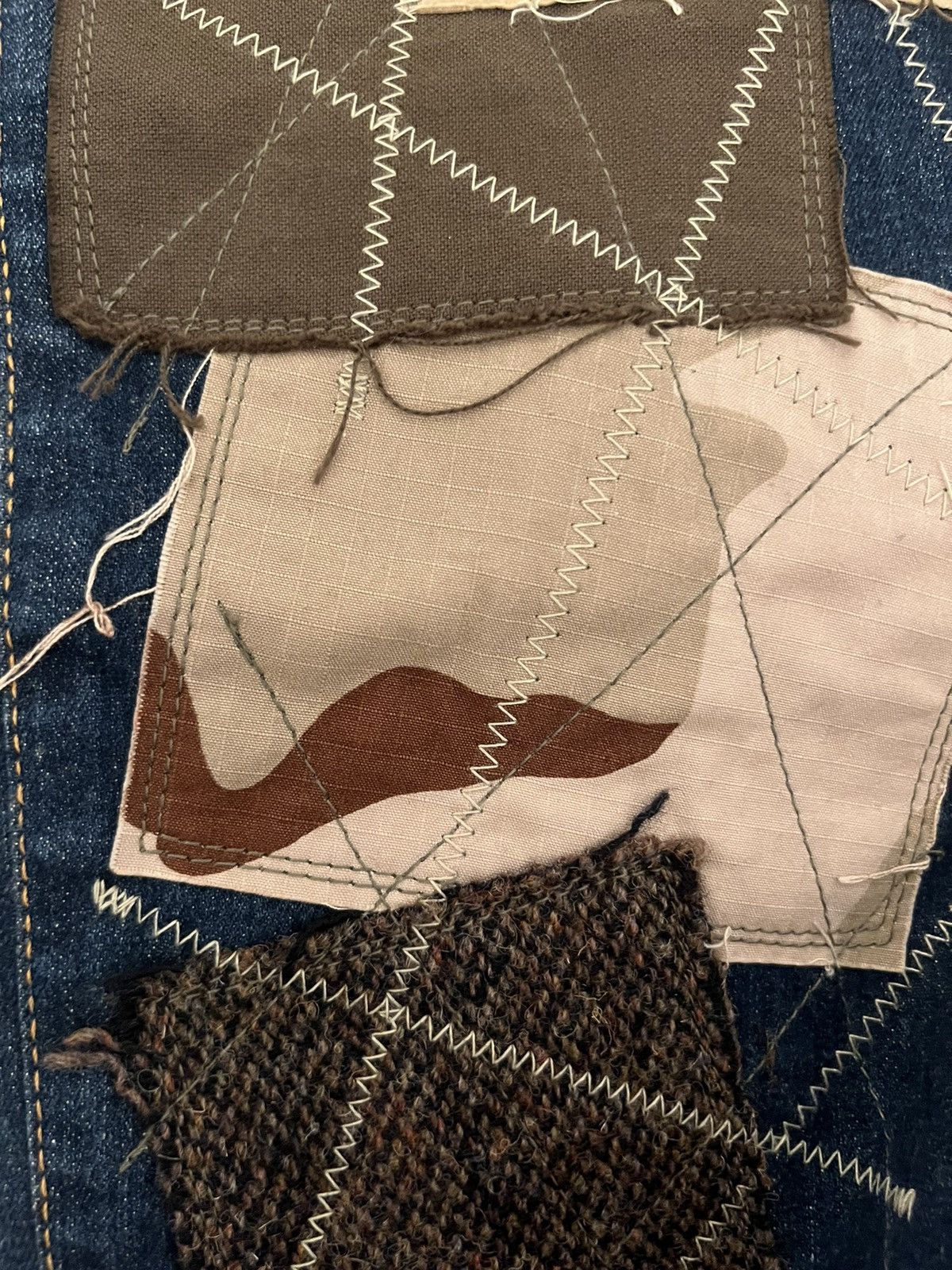 Comme des Garcons × Junya Watanabe × Levi's Junya Watanabe x Levis 513 Patchwork Jeans Size US 32 / EU 48 - 5 Thumbnail